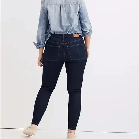 ❌SOLD❌ 9” High Rise Skinny Madewell Jeans Sz 28 - Picture 4 of 9